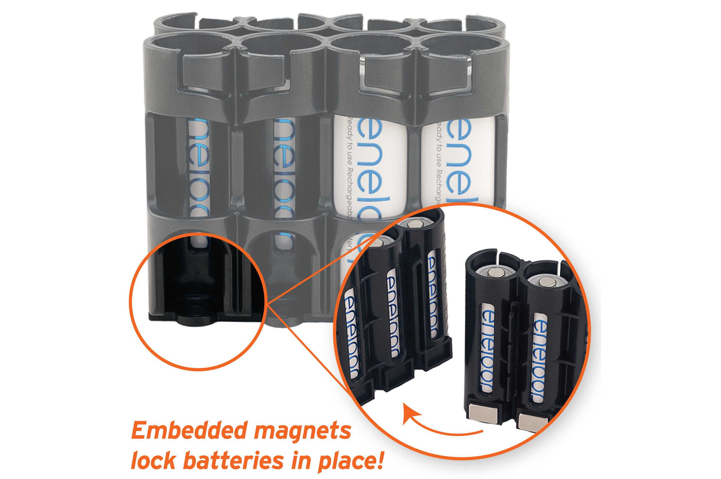 Magnetic AAA 12 Pack (Carbon Fiber)