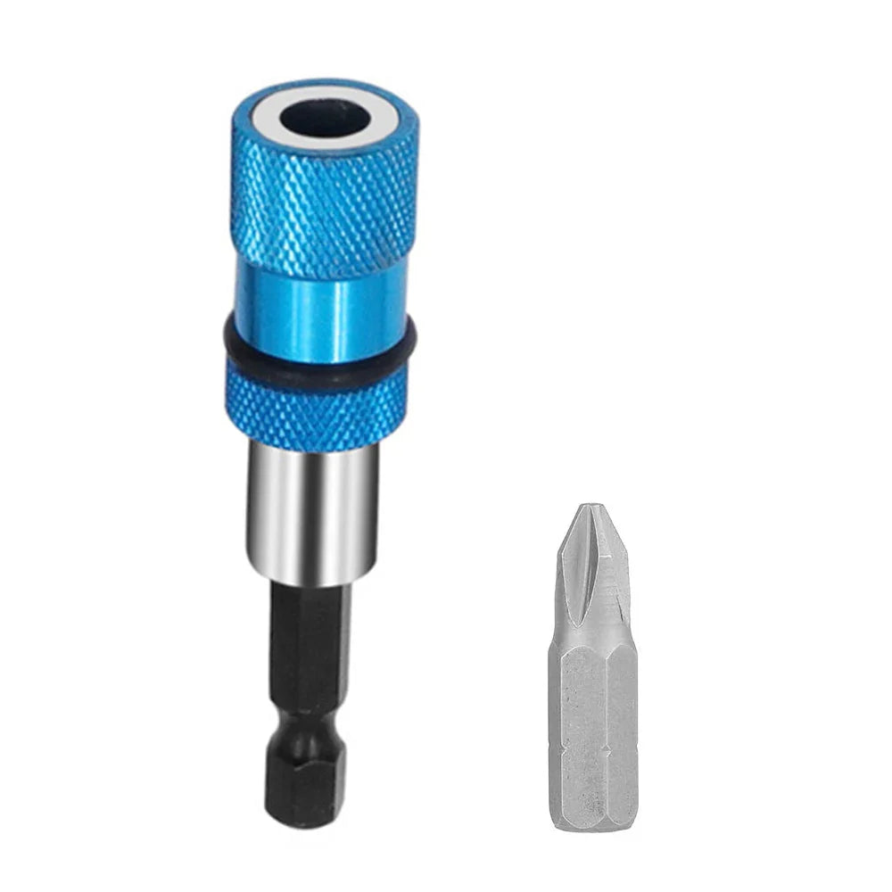 1/4 Inch Hex Shank Screw Depth Magnetic Screwdriver Bit Holder | Adjustable Depth Bit Holder with PH2 Bit