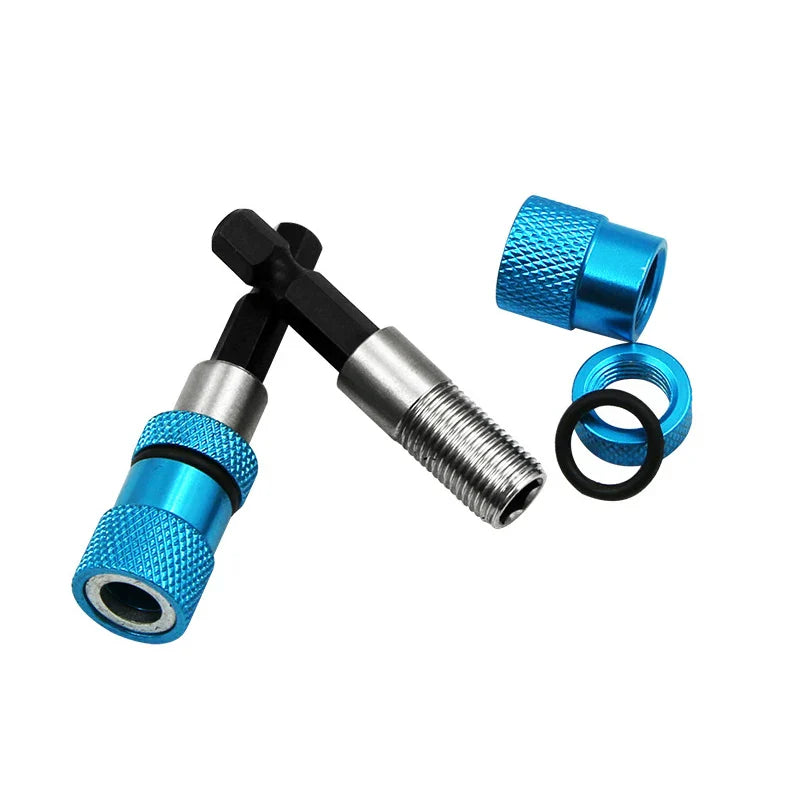 1/4 Inch Hex Shank Screw Depth Magnetic Screwdriver Bit Holder | Adjustable Depth Bit Holder with PH2 Bit