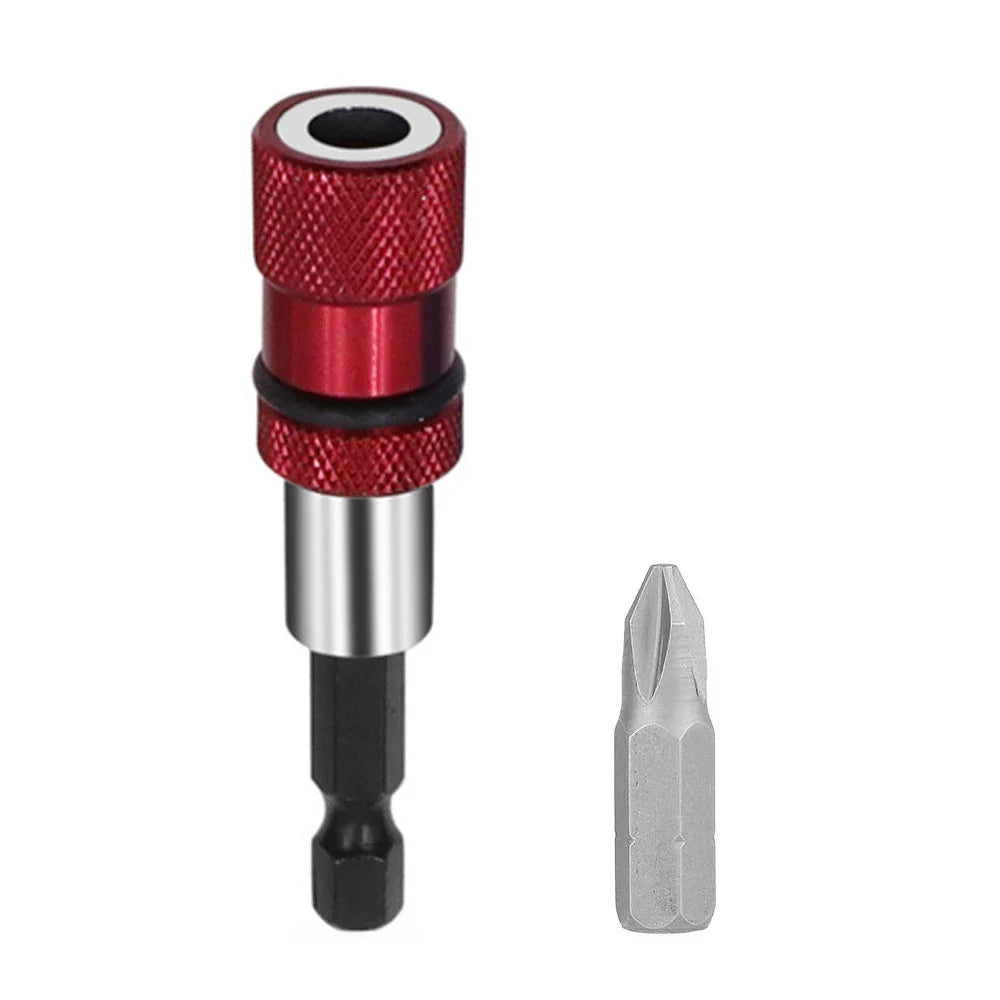 1/4 Inch Hex Shank Screw Depth Magnetic Screwdriver Bit Holder | Adjustable Depth Bit Holder with PH2 Bit