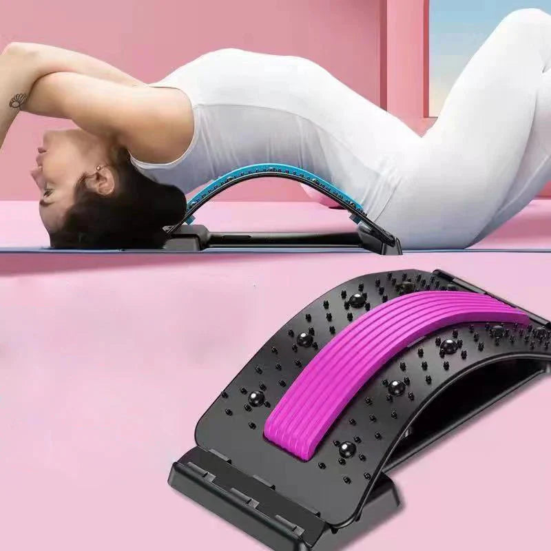 Adjustable Back Stretcher – Lumbar Support Pain Relief Board