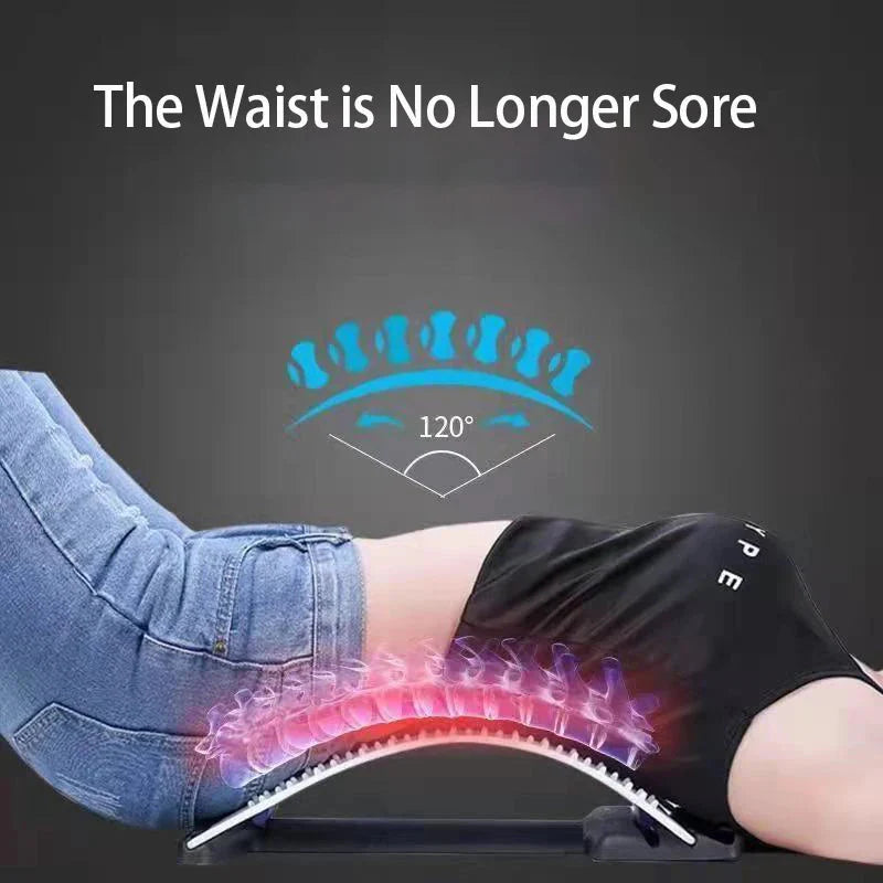 Adjustable Back Stretcher – Lumbar Support Pain Relief Board