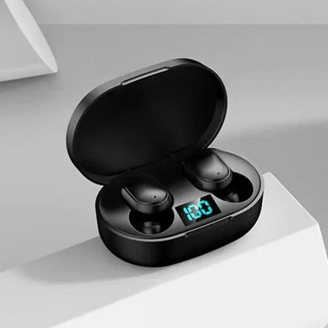 Bluetooth Earphone Wireless Ear Buds 5.0 LED Display Button Control Quality Sound Earphones in-Ear Headphones For Workouts And Running