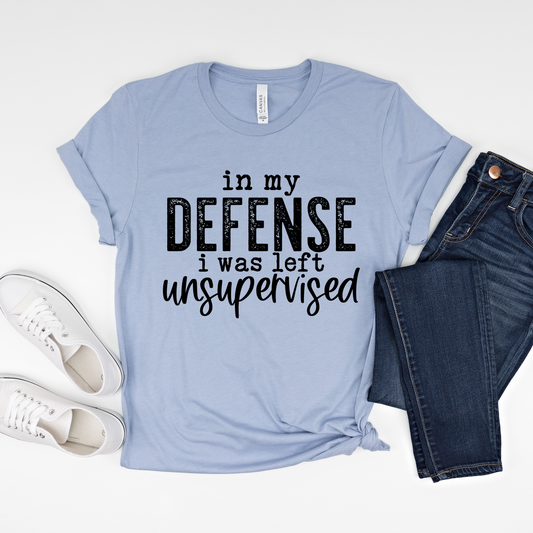 In My Defense Unsupervised Tee