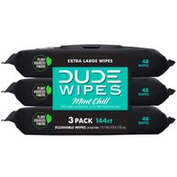 DUDE Wipes Flushable Wipes, Mint Chill, Extra Larg...
️